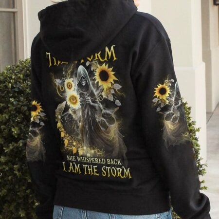 I AM THE STORM REAPER SUNFLOWER ROSES WINGS ALL OVER PRINT - YHLN1503234