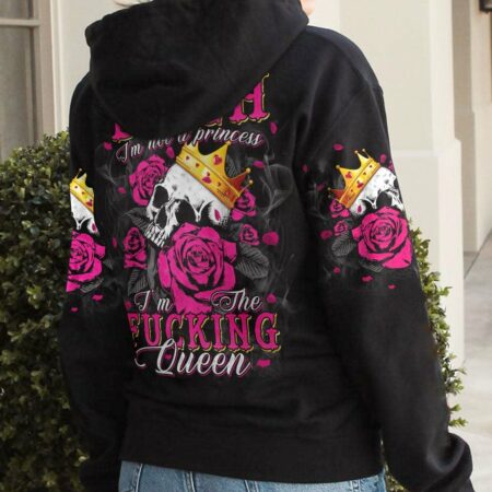 I'M F QUEEN GOLD CROWN ALL OVER PRINT - TLTM1912221