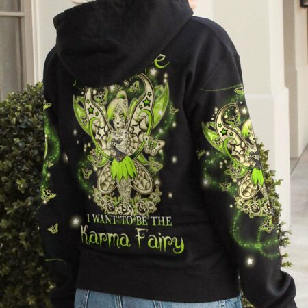 KARMA FAIRY SKULL ALL OVER PRINT - YHHN0301233