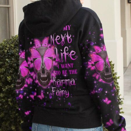 KARMA FAIRY BUTTERFLY SKULL ALL OVER PRINT - TLTW0601231