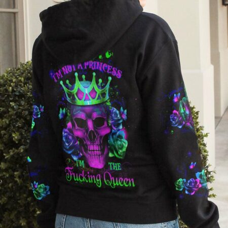 I'M THE FKING QUEEN ROSE SKULL ALL OVER PRINT - TLTW0702233