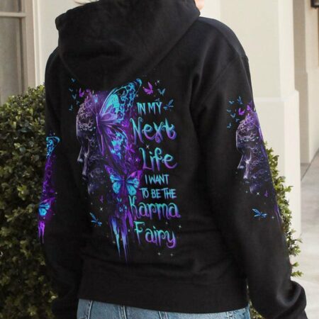 KARMA FAIRY SKULL BUTTERFLY ALL OVER PRINT - TLTW0603231