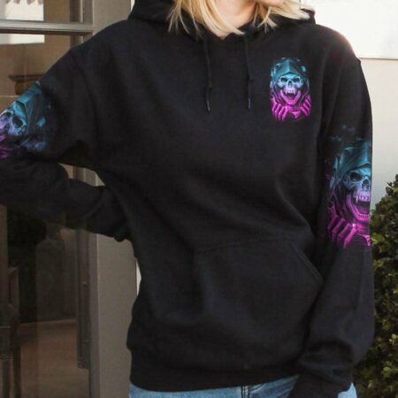 IF YOU THINK YOU WANNA VAMPIRE SKULL ALL OVER PRINT - TLNZ0911221
