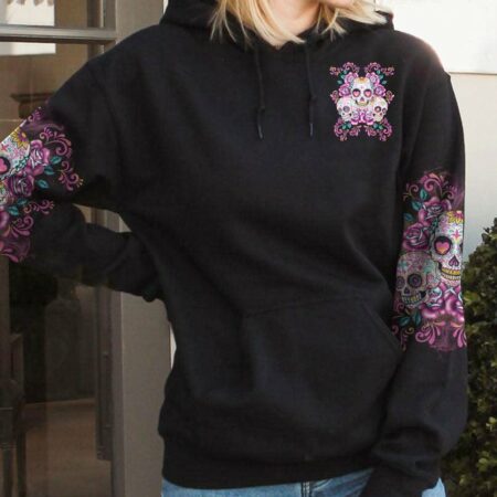 I AM A SWEET GIRL 3 SUGAR SKULLS ALL OVER PRINT - TLTW2311224