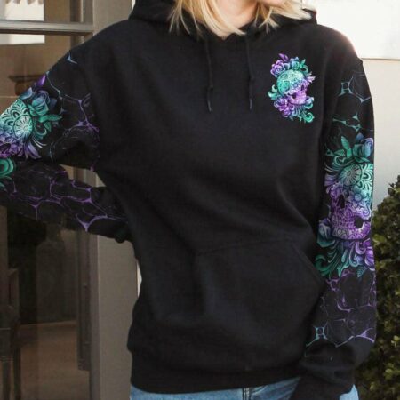 I BECOME THE BAD GIRL SKULL ALL OVER PRINT - TLTR0911221