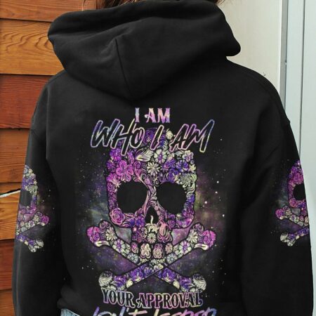 I AM WHO I AM FLOWER GALAXY SKULL ALL OVER PRINT - TLNO1712222