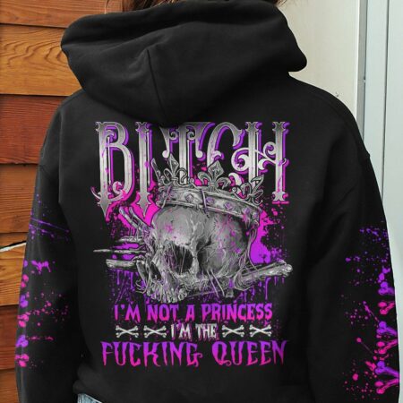 I'M FKING QUEEN SKULL ALL OVER PRINT - TLNO0812223