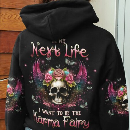 KARMA FAIRY SKULL ALL OVER PRINT - YHHG0702235
