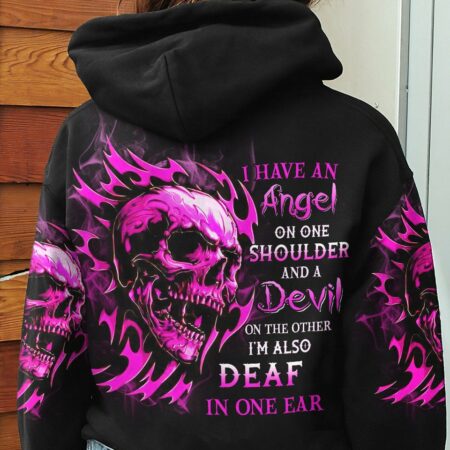 I HAVE AN ANGEL AND A DEVIL ALL OVER PRINT - YHHN2912222