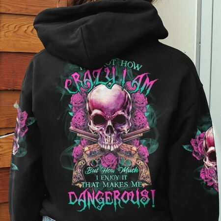 IT'S NOT HOW CRAZY ROSE SKULL G ALL OVER PRINT - TLTR0312222