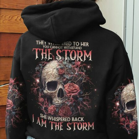 I AM THE STORM SKULL ROSE ALL OVER PRINT - TLNO0103233