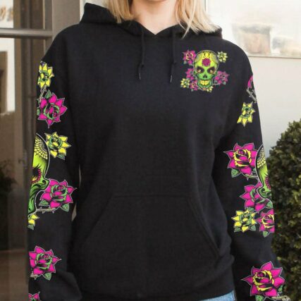 I AM A SWEET GIRL BUT IF YOU PISS ME OFF SUGAR SKULL ALL OVER PRINT - TLTW0612222