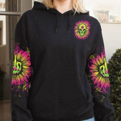 I AM A RAY OF FKING SUNSHINE SUGAR SKULL SUNFLOWER ALL OVER PRINT - TLTW0612224
