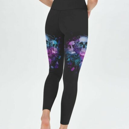 I AM A SWEET GIRL PURPLE FLOWER SKULL ALL OVER PRINT - TLNZ2801233