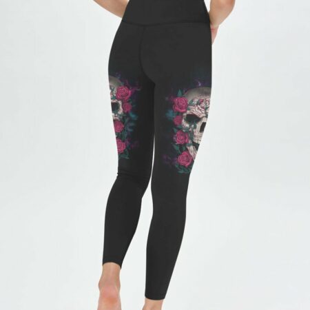 DON'T TRY TO FIGURE ME OUT SKULL ROSE ALL OVER PRINT - YHHG1811224