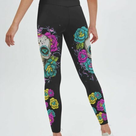 DON'T TRY TO FIGURE ME OUT SUGAR SKULL ROSE ALL OVER PRINT - TLTR1612221