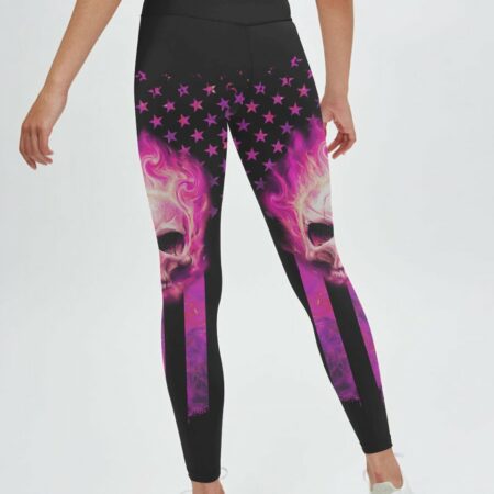 I AM WHO I AM FIRE SKULL FLAG ALL OVER PRINT - TLNZ0312223