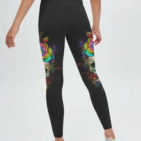 I TRY TO AVOID DRAMA TIE DYE SKULL ALL OVER PRINT - YHHG3012223