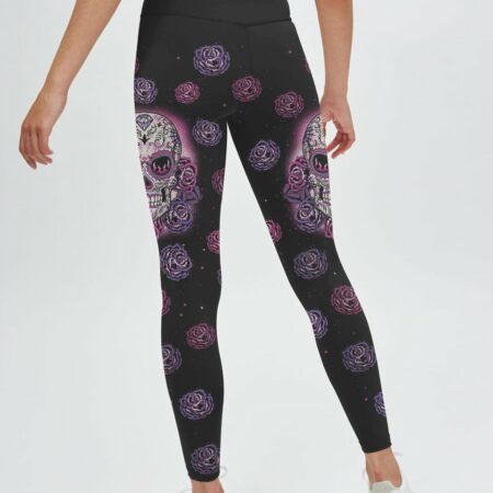 DON'T TRY TO FIGURE ME OUT SUGAR SKULL ROSE ALL OVER PRINT - TLTW1411221