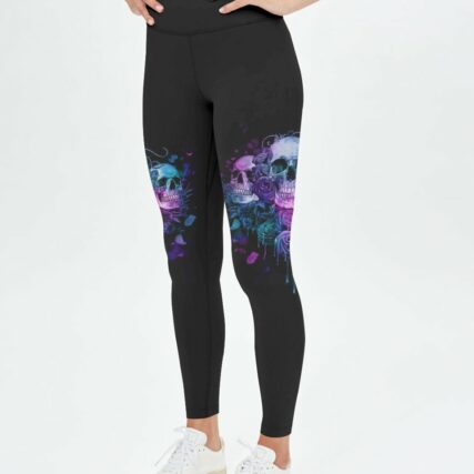 I AM A SWEET GIRL PURPLE FLOWER SKULL ALL OVER PRINT - TLNZ2801233