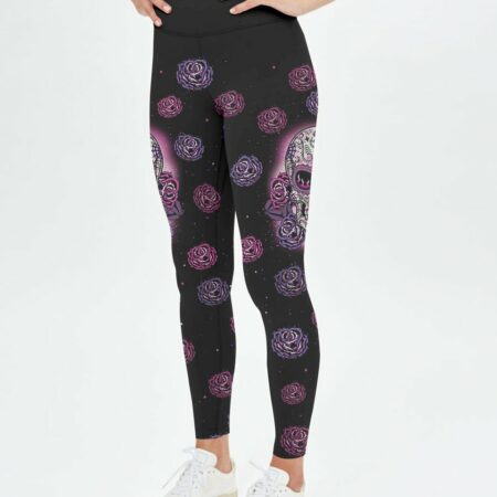 DON'T TRY TO FIGURE ME OUT SUGAR SKULL ROSE ALL OVER PRINT - TLTW1411221