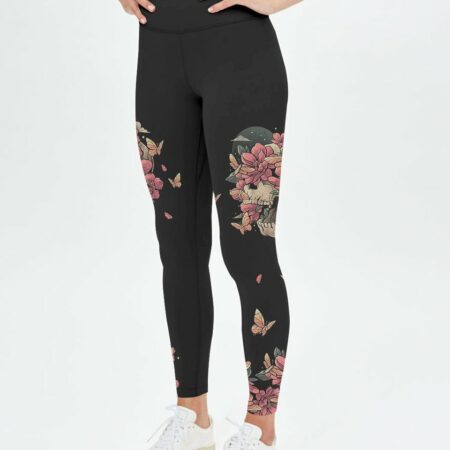 I'M A B FLOWER SKULL ALL OVER PRINT - TLTW2812221