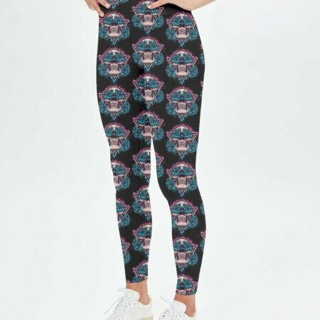 I TRY TO AVOID DRAMA TRIANGLE SKULL ALL OVER PRINT - TLTY1401231