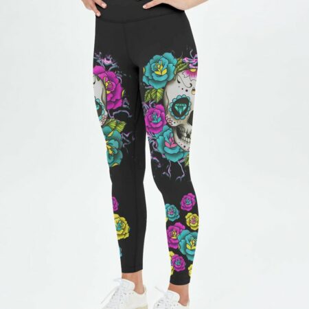 DON'T TRY TO FIGURE ME OUT SUGAR SKULL ROSE ALL OVER PRINT - TLTR1612221