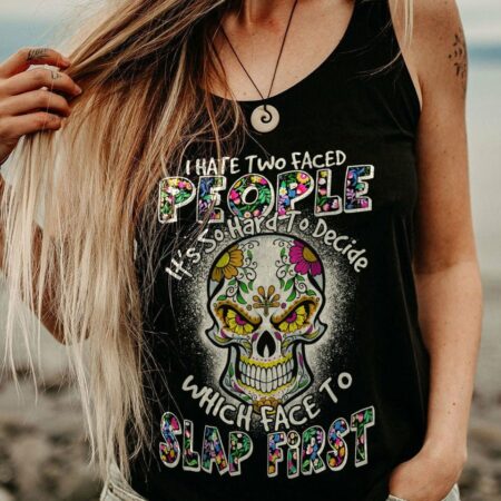 I HATE TWO FACED PEOPLE ALL OVER PRINT - TLTY2411221