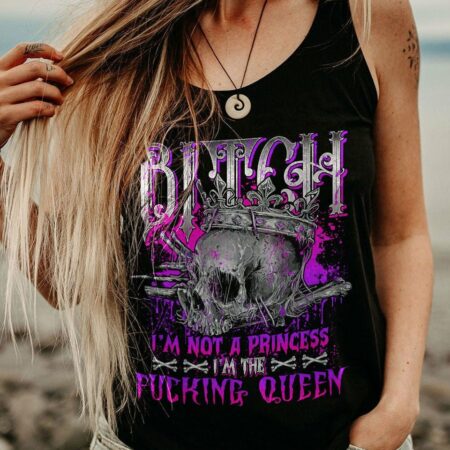 I'M FKING QUEEN SKULL ALL OVER PRINT - TLNO0812223