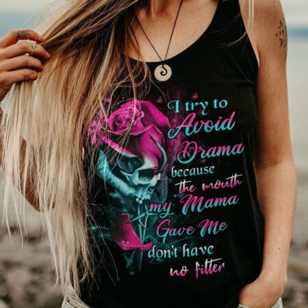 I TRY TO AVOID DRAMA ALL OVER PRINT - YHHN2712221