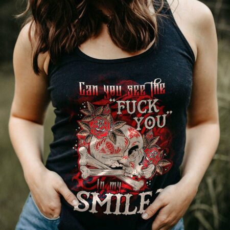 CAN YOU SEE THE F YOU SKULL ROSE ALL OVER PRINT - TLTR3012223