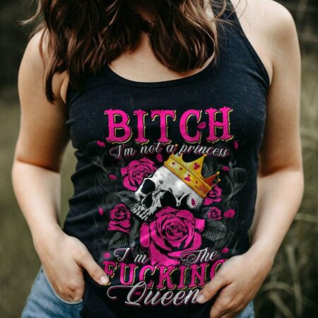 I'M F QUEEN GOLD CROWN ALL OVER PRINT - TLTM1912221