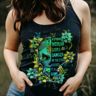 A STRONG WOMAN LOOKS DANGER HALF SUGAR SKULL ALL OVER PRINT - TLTW0401233