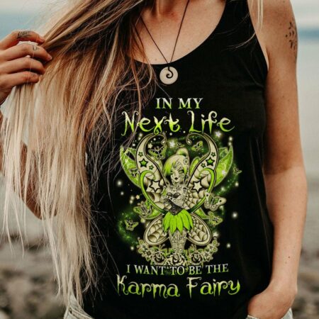 KARMA FAIRY SKULL ALL OVER PRINT - YHHN0301233