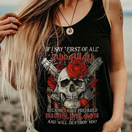 IF I SAY FIRST OF ROSE SKULL ALL OVER PRINT - YHHN0301232