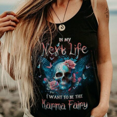 KARMA FAIRY SKULL ALL OVER PRINT - YHDU0703231