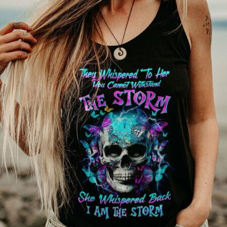 I AM THE STORM BUTTERFLY SKULL ALL OVER PRINT - TLTW0703232