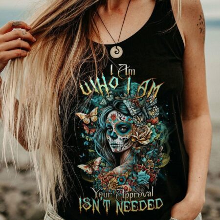 I AM WHO I AM SUGAR SKULL ALL OVER PRINT - TLTR1803233