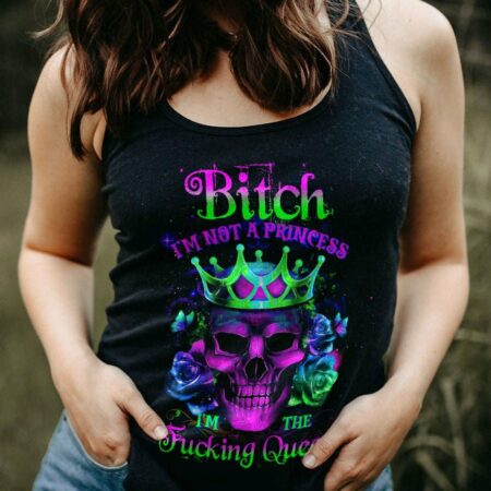 I'M THE FKING QUEEN ROSE SKULL ALL OVER PRINT - TLTW0702233