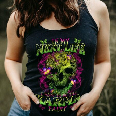 KARMA FAIRY BUTTERFLY SKULL ALL OVER PRINT - TLTY1712222
