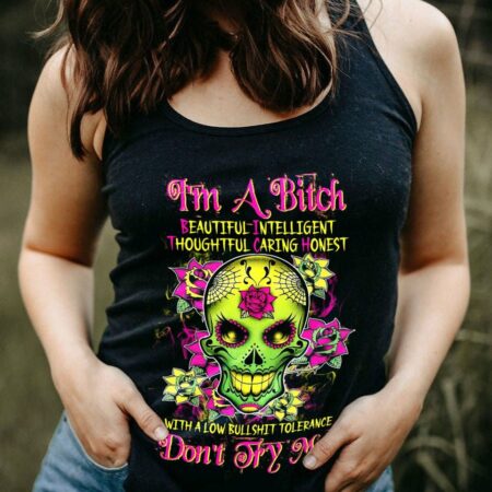 I'M A B SUGAR SKULL ALL OVER PRINT - TLTW1212224