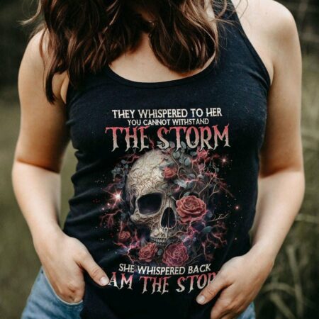 I AM THE STORM SKULL ROSE ALL OVER PRINT - TLNO0103233