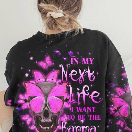 KARMA FAIRY BUTTERFLY SKULL ALL OVER PRINT - TLTW0601231