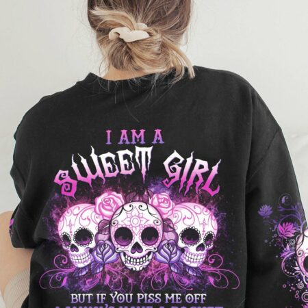 I AM A SWEET GIRL SUGAR SKULL ALL OVER PRINT - YHHG1511224