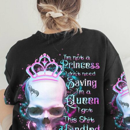 I GOT THIS S HANDLED CROWN SKULL ALL OVER PRINT - TLTR3012221