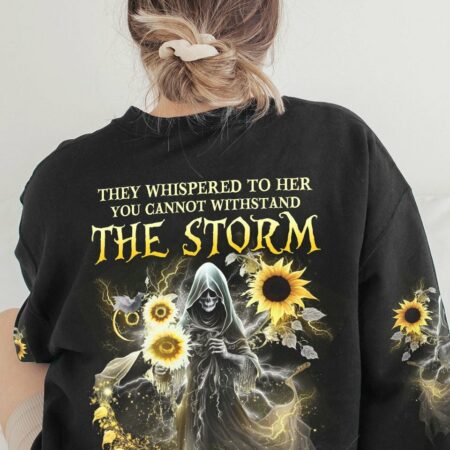 I AM THE STORM REAPER SUNFLOWER ROSES WINGS ALL OVER PRINT - YHLN1503234
