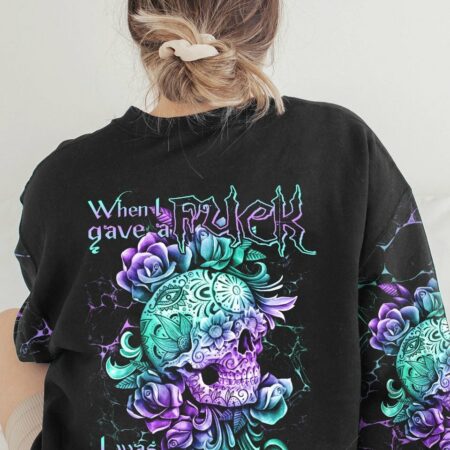 I BECOME THE BAD GIRL SKULL ALL OVER PRINT - TLTR0911221