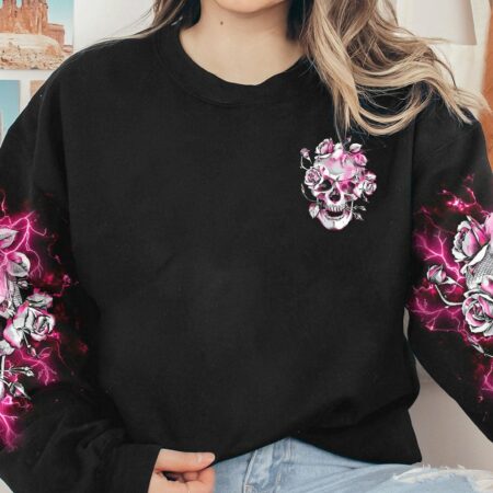 DON'T MESS WITH ME FLOWER SKULL ALL OVER PRINT - TLTR2612224