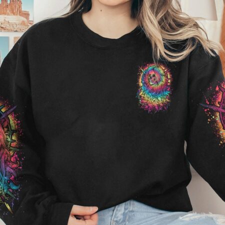 IF YOU THINK I'M A B LONG HAIR SKULL ALL OVER PRINT - TLTY3011222